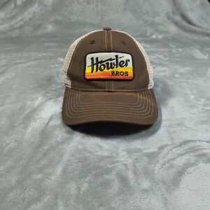 Howler Bros Trucker Hat Cap Brown Mesh Patch Sunset Logo Monkey Retro Strapback